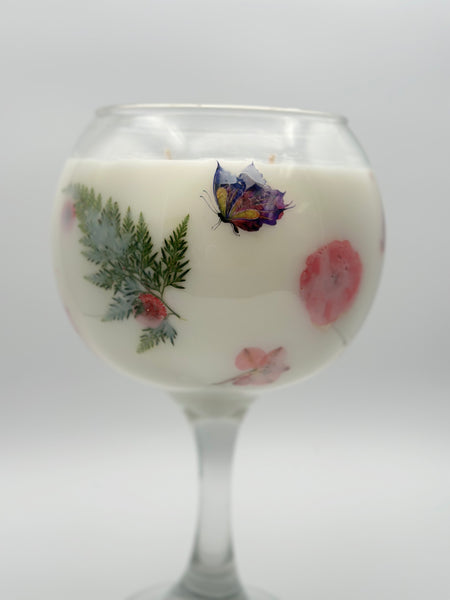 Fish Bowl Cocktail Glass Candle