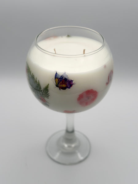 Fish Bowl Cocktail Glass Candle