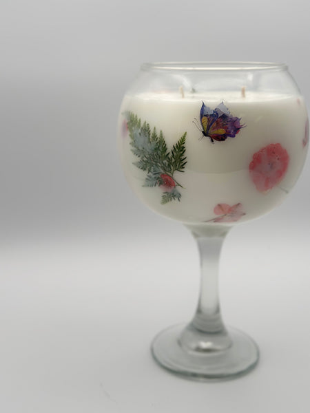 Fish Bowl Cocktail Glass Candle