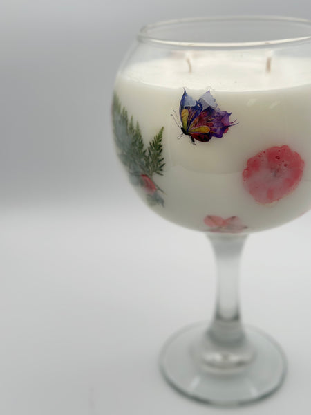 Fish Bowl Cocktail Glass Candle