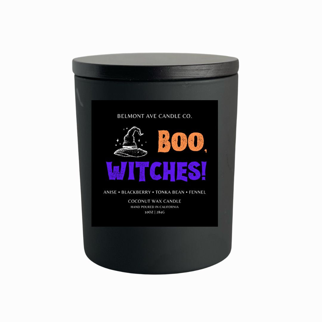 BOO, Witches! Coconut Wax Candle | Spooky Season Collection