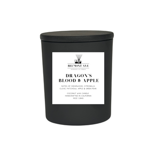 10oz Dragon's Blood & Apple Scented Coconut Wax Candle