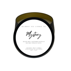 8oz Mystery Scented Coconut Wax Tin Candle