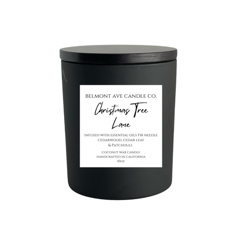 10oz Christmas Tree Lane Scented Coconut Wax Candle