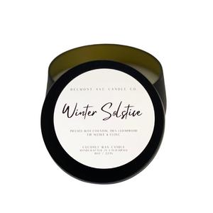 8oz Winter Solstice Scented Tin Candle